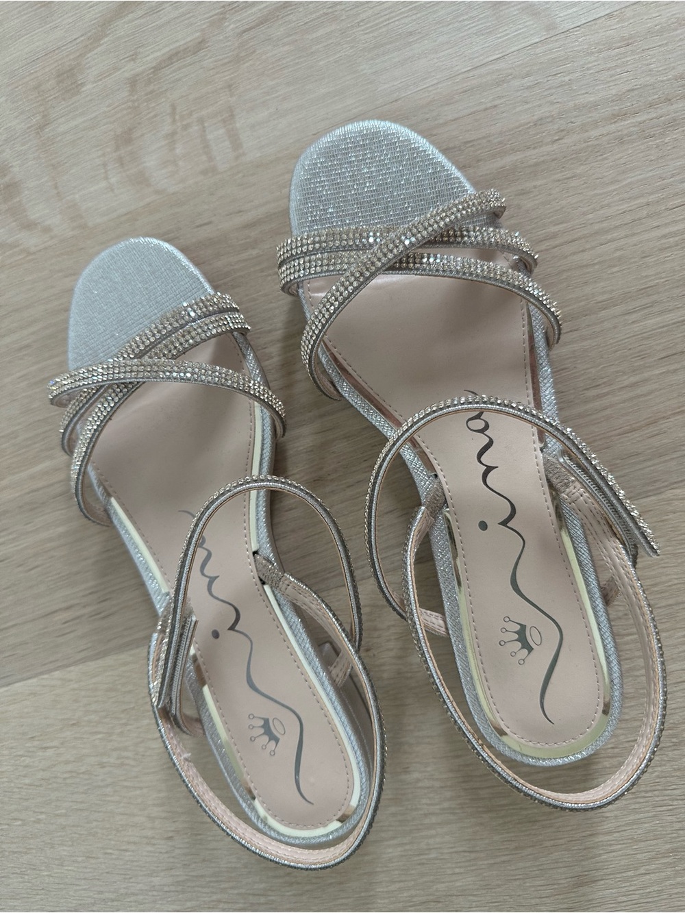 Nina Platino Sonja Rhinestone Sandals